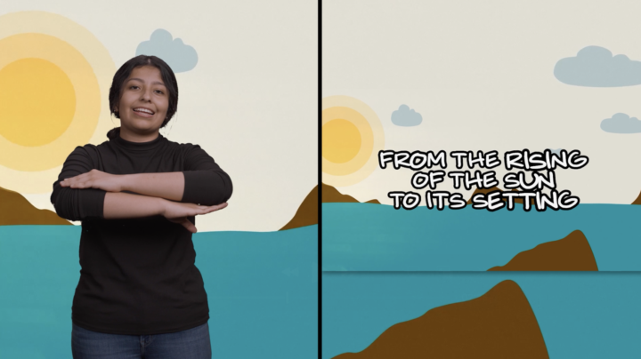 From the Rising of the Sun Psalm Sing God's Word Product Screenshot Image Hand Motions